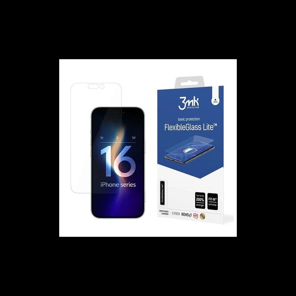 Hybrid glass 3MK FlexibleGlass Lite Apple iPhone 16 Plus - 1