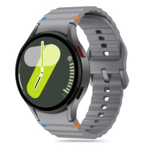 Uhrenarmband Tech-Protect Silikon Sport Samsung Galaxy Watch 4/5/5 Pro/6/7/FE Kreidegrau