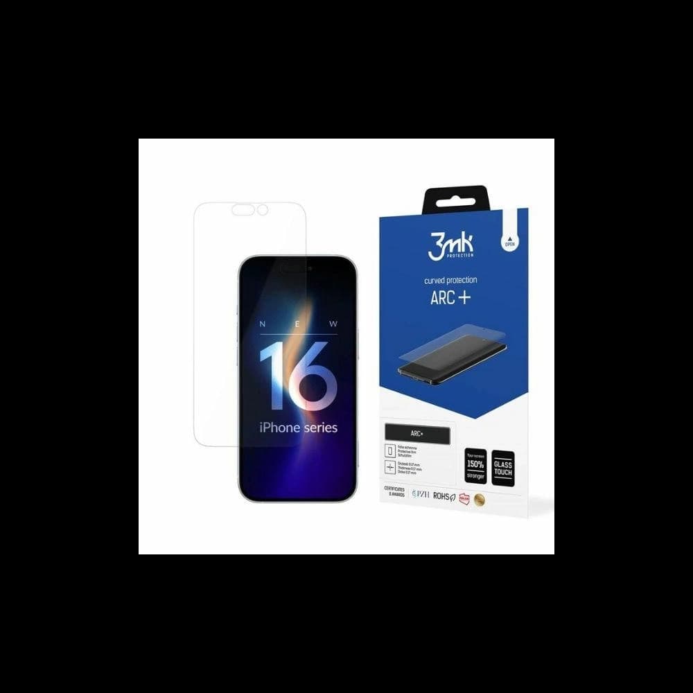 Schutzfolie 3MK ARC+ Apple iPhone 16 - 1