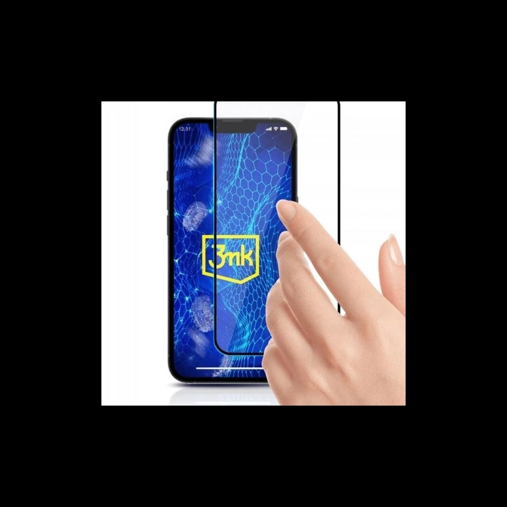 Gehärtetes Glas 3MK HardGlass Max Lite Motorola Moto G54 / Power Edition schwarz - 2