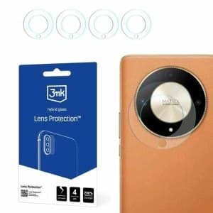 Hybriertes Glas für die Kameraobjektiv 3MK Lens Protect Honor Magic6 Lite 5G [4 PACK]