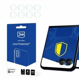 Hybriertes Glas für das Kameralensobjektiv 3MK Lens Protect Motorola Razr 50 (Vorderseite) [4 PACK]