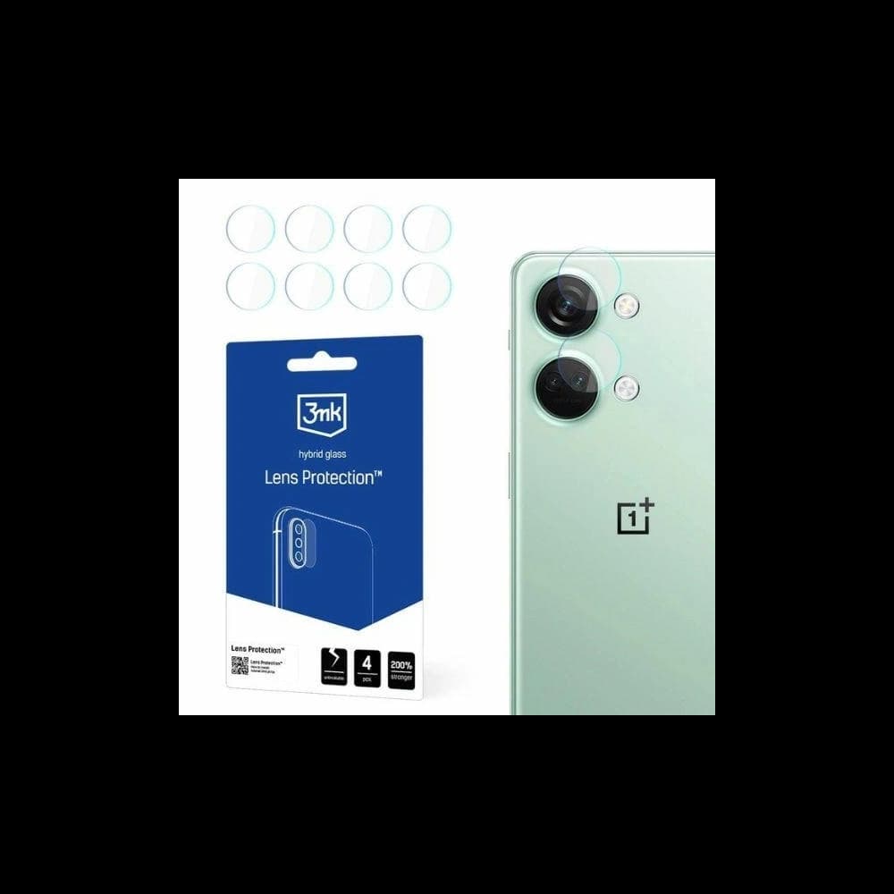 Hybridglas für die Kameraobjektiv 3MK Lens Protect OnePlus Nord 3 5G [4 PACK] - 1