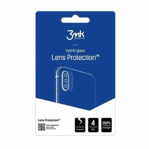 Hybriertes Glas für die Kameraobjektiv 3MK Lens Protect Xiaomi Redmi Note 13 Pro+ Plus [4 PACK]