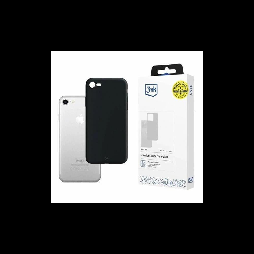 Case 3MK Matt Case Apple iPhone 7/8 schwarz - 1
