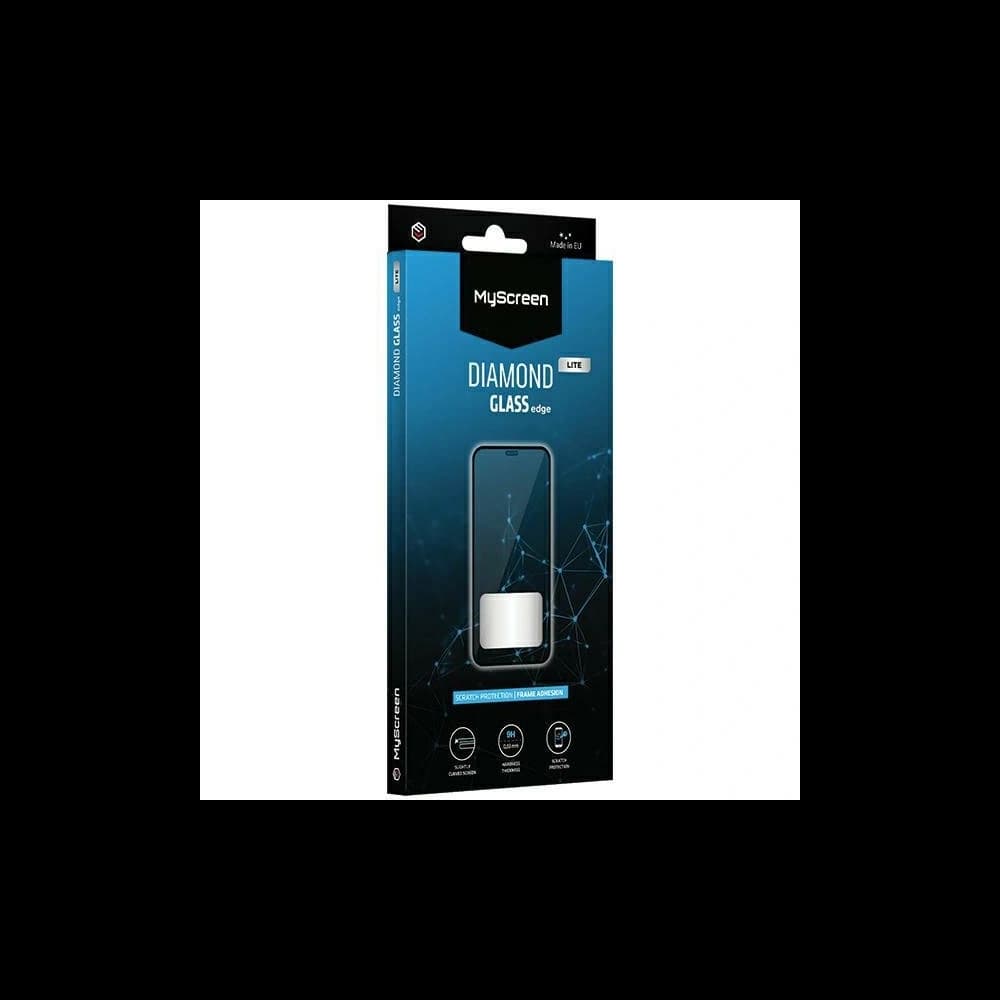 Tempered glass MyScreen Diamond Glass Edge Lite Full Glue for Oppo Reno12 F black - 1