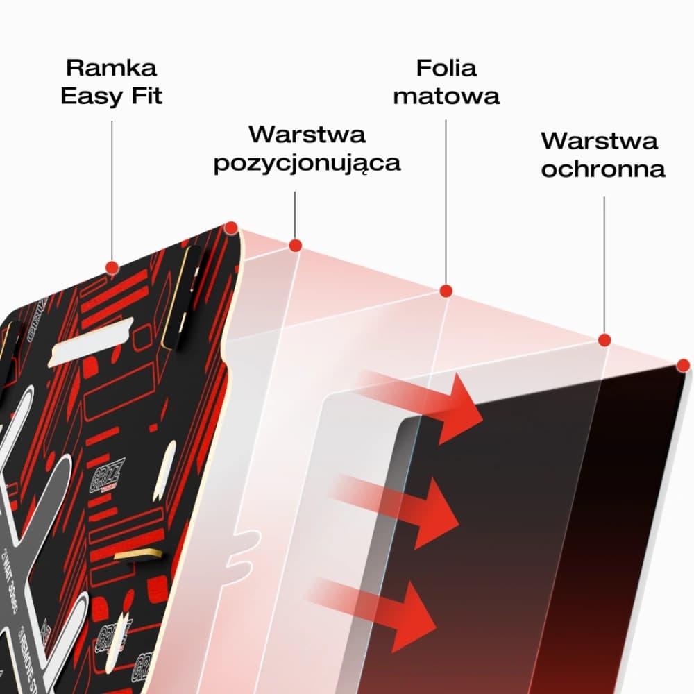 Matte film GrizzGlass MatteScreen Easy for Apple MacBook Pro 13" 2022 - 6