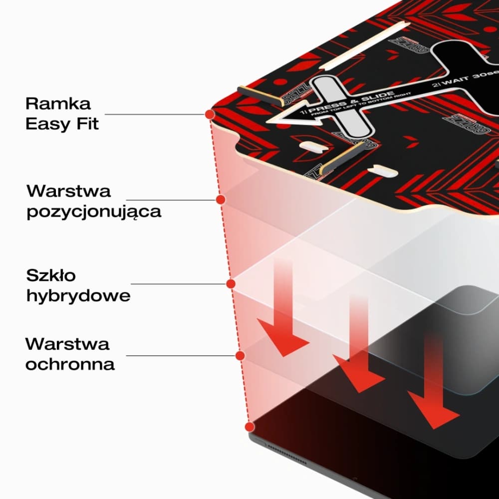 Matte film GrizzGlass MatteScreen Easy for Apple iPad Pro 7th 13" - 8