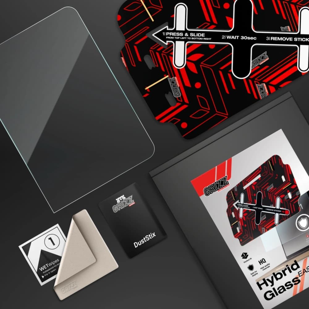 Hybridglas GrizzGlass HybridGlass Easy für Apple MacBook Air 13" 2020 - 8