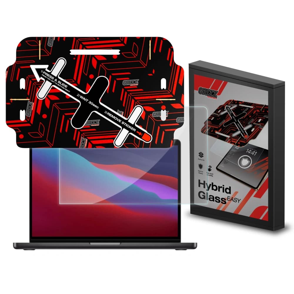 Hybrid Glass GrizzGlass HybridGlass Easy for Apple MacBook Pro 13" 2020 - 1