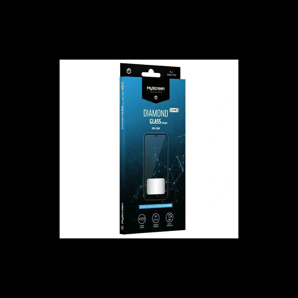 Tempered Glass MyScreen Diamond Glass Edge Lite Full Glue for Realme C53 / Narzo N53 black - 1