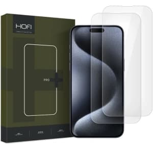 Tempered glass Hofi Glass Pro+ Apple iPhone 16 Clear [2 PACK]