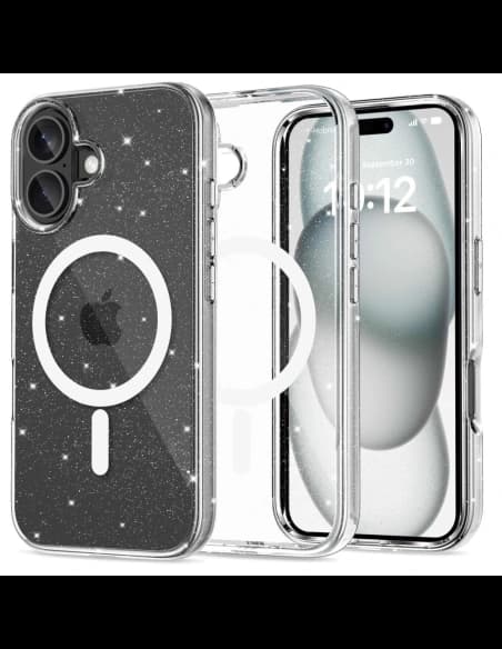 Tech-protect Flexair Hybrid MagSafe Case for Apple iPhone 16 Glitter