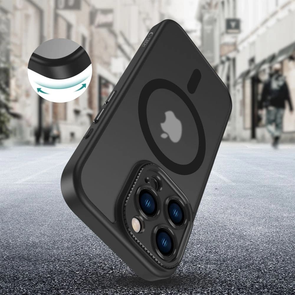 Fall Tech-Protect MagCam MagSafe Apple iPhone 16 Pro Max Matt Schwarz - 3