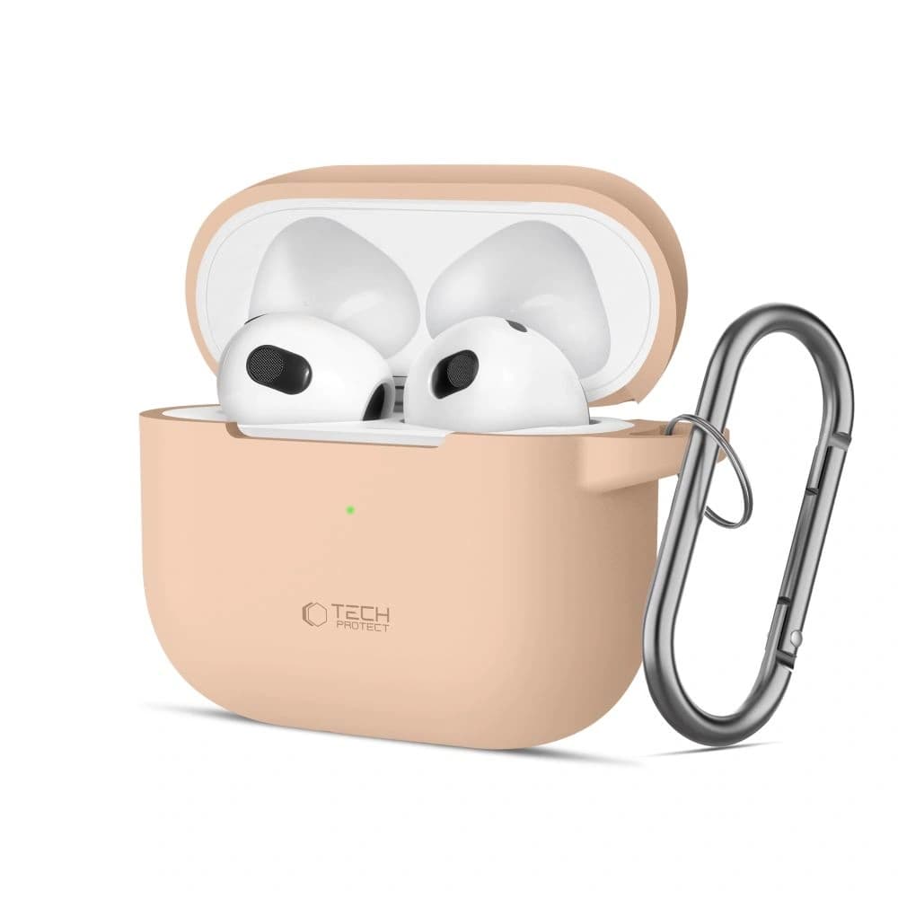 Tech-Protect Silicone Hook Apple Airpods 3 Caffe Latte - 1