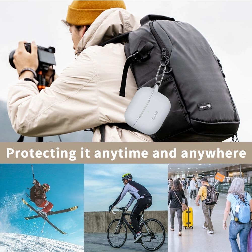 Tech-Protect Silicone Hook Apple Airpods 3 Caffe Latte - 5