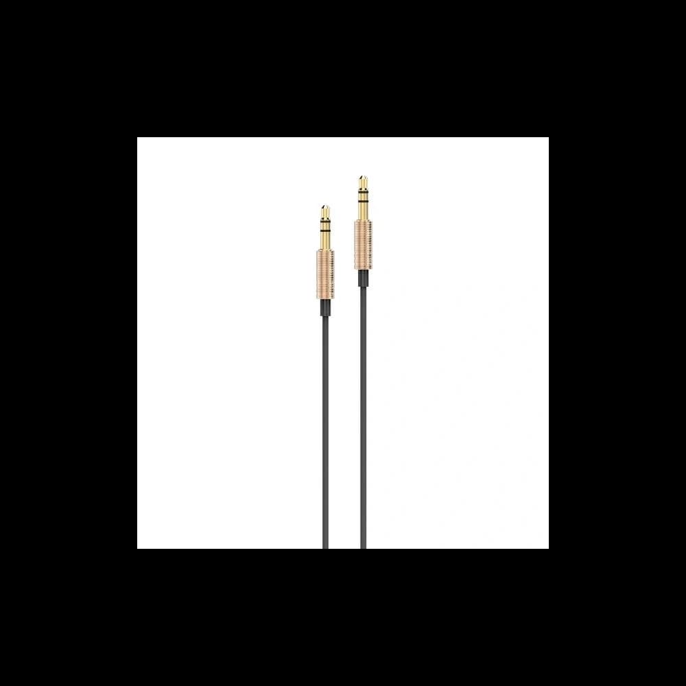 AWEI AUX-001 Klinke 3,5 / Klinke 3,5 Kabel 1m gold - 1