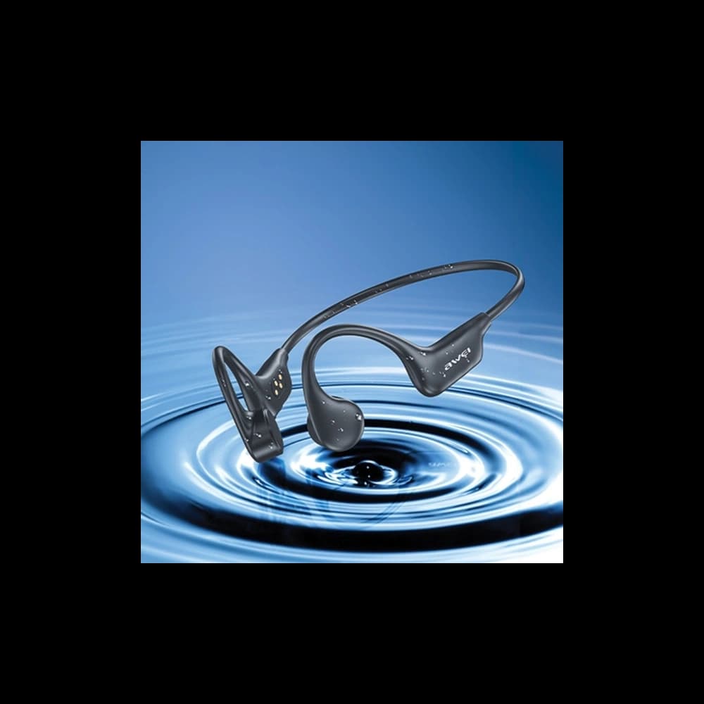 AWEI A899BL Knochenleitende kabellose Kopfhörer schwarz - 2