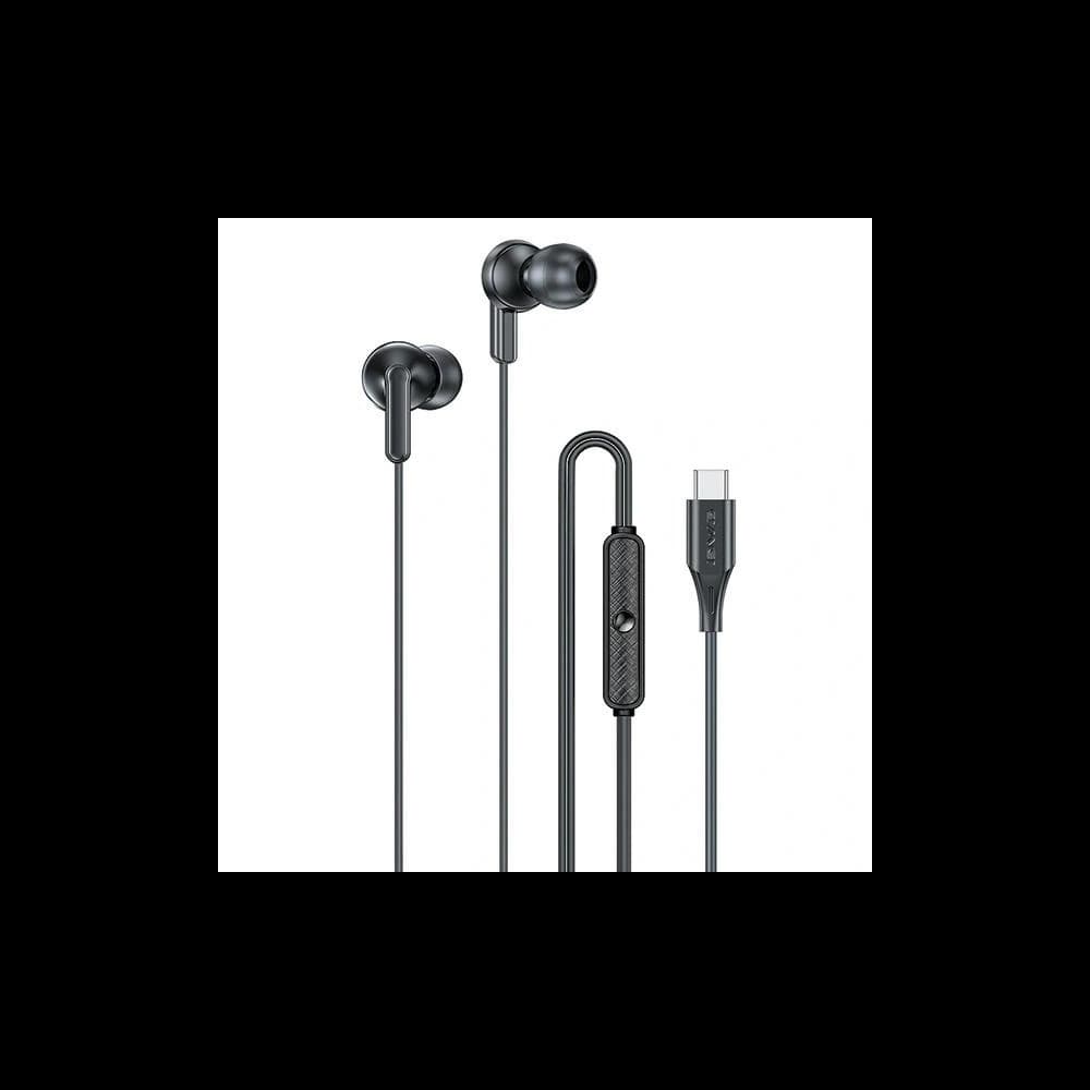 AWEI PC-25T USB-C kabelgebundene Kopfhörer schwarz - 1