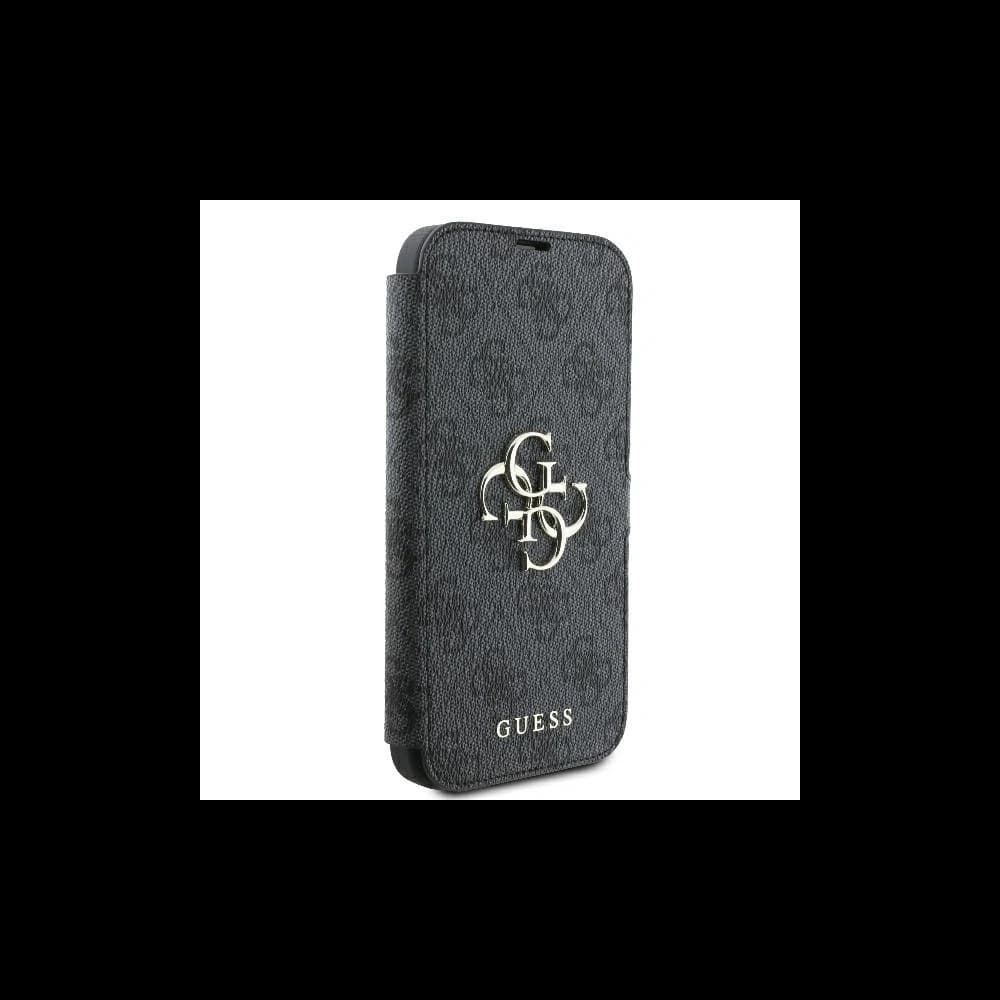 Guess GUBKP16M4GMGGR Apple iPhone 16 Plus book 4G Metal Logo black - 4