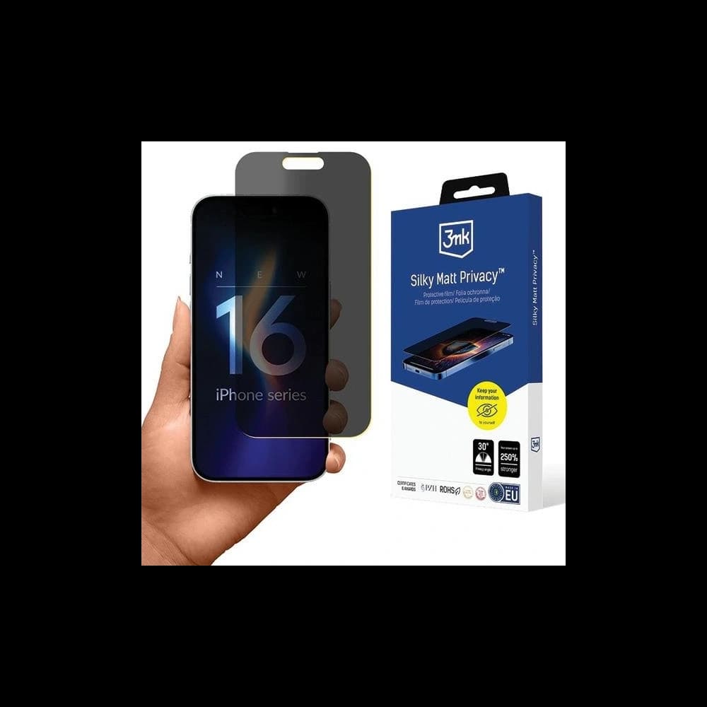 3MK Silky Matt Privacy Apple iPhone 16 Pro Max - 1