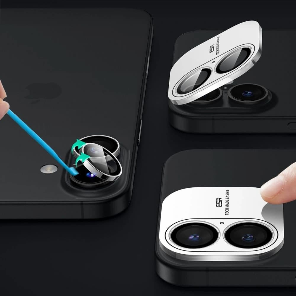 ESR Armorite Camera Protector Apple iPhone 16 / 16 Plus Clear - 6