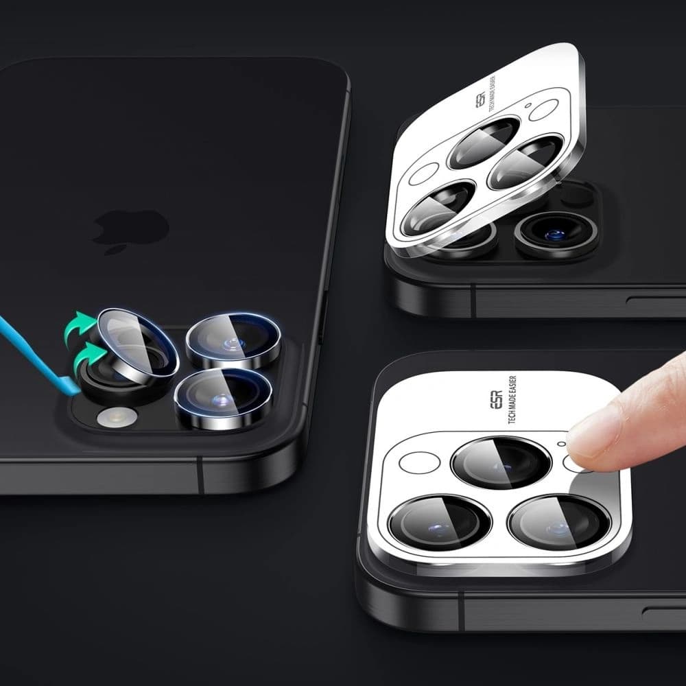 ESR Armorite Kamera Schutz Apple iPhone 16 Pro / 16 Pro Max Schwarz - 6