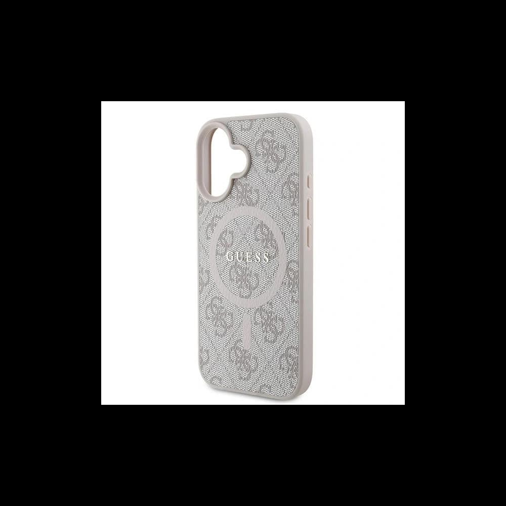 Guess GUHMP16MG4GFRP Apple iPhone 16 Plus hardcase 4G Ring Classic Logo MagSafe pink - 6