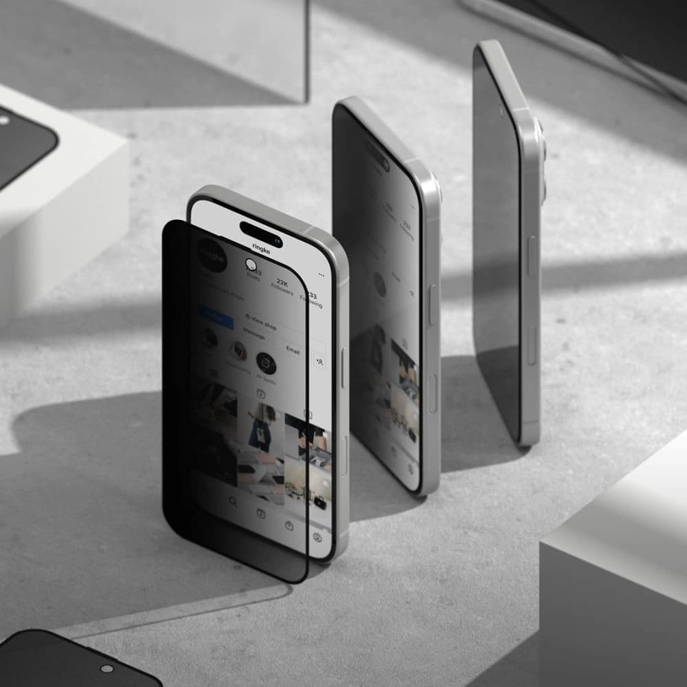 Ringke Easy Slide Apple iPhone 16 Pro Privacy [2 PACK] - 3