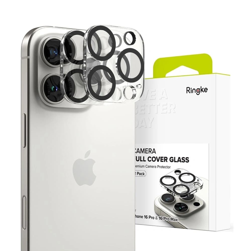 Ringke Camera Protector Apple iPhone 16 Pro / 16 Pro Max Clear [2 PACK] - 1