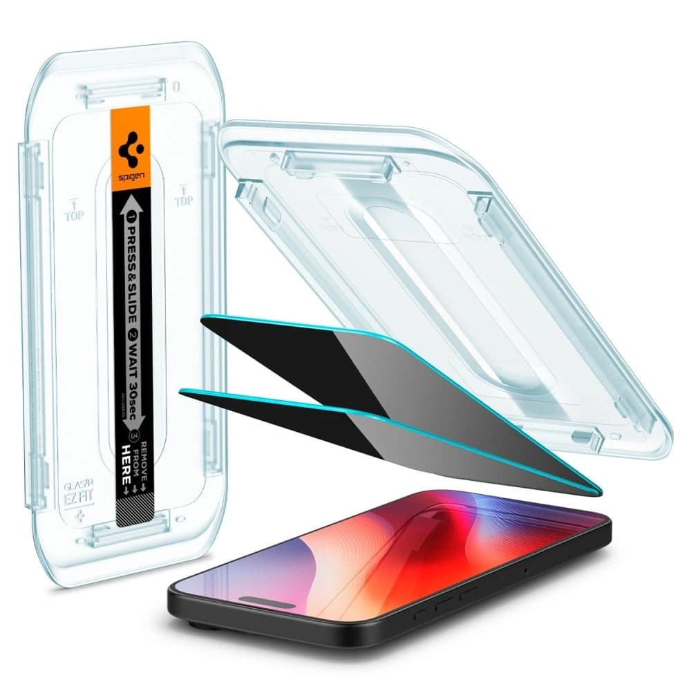 Spigen GLAS.tR ez Fit Apple iPhone 16 Pro Max Privacy [2 PACK] - 2