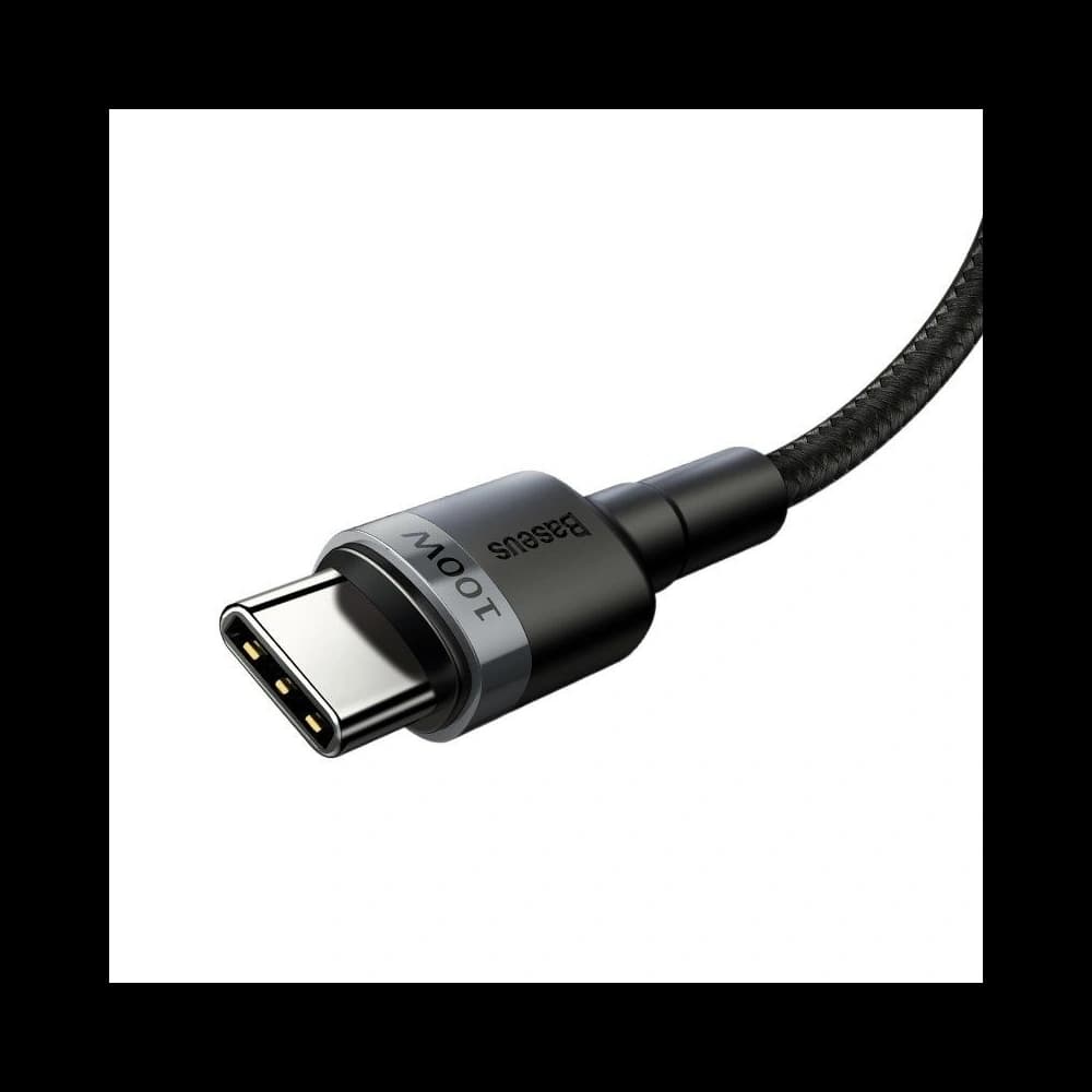 Baseus Cafule PD2.0 100W flash charging USB For Type-C cable (20V 5A)2m Gray+Black - 4