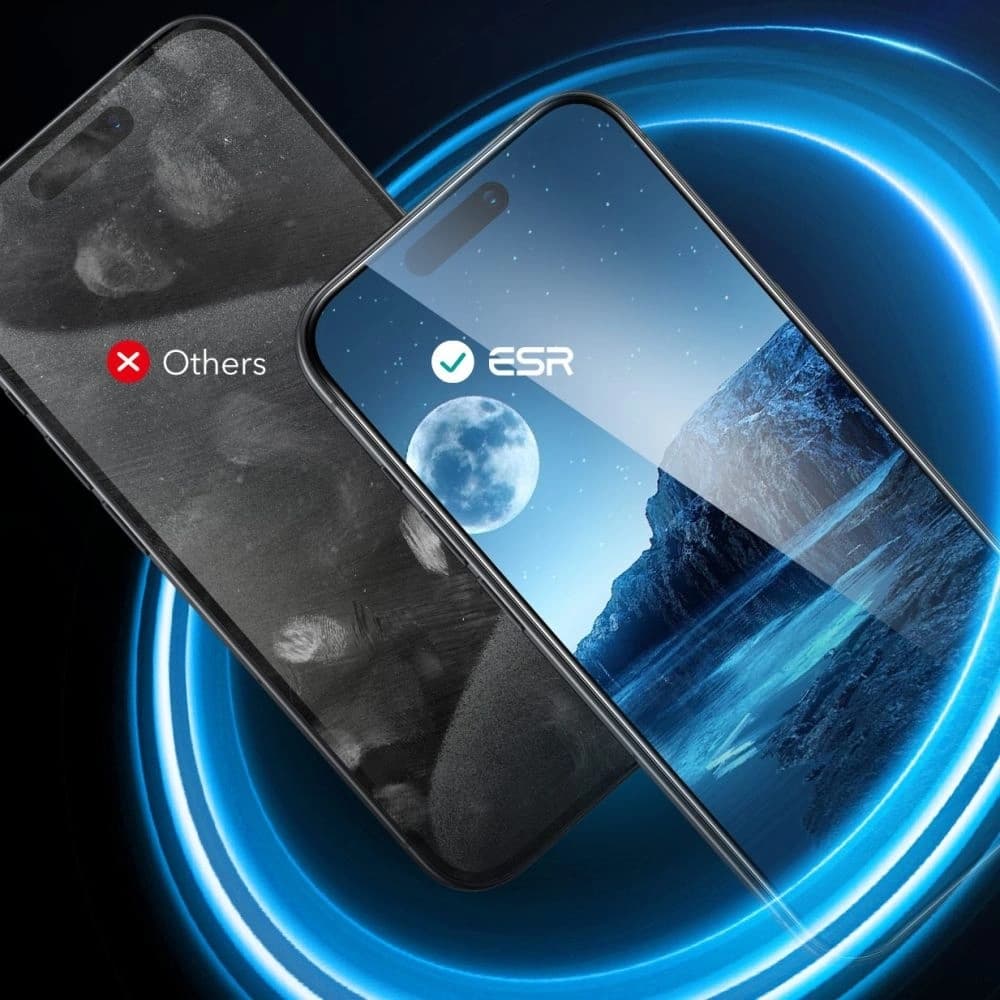 ESR Gehärtetes Glas Apple iPhone 16 Plus Klar [2 PACK] - 6