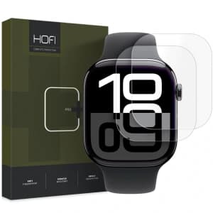 Folia hydrożelowa Hofi Hydroflex Pro+ Apple Watch 10 / 11 46mm Clear [2 PACK]