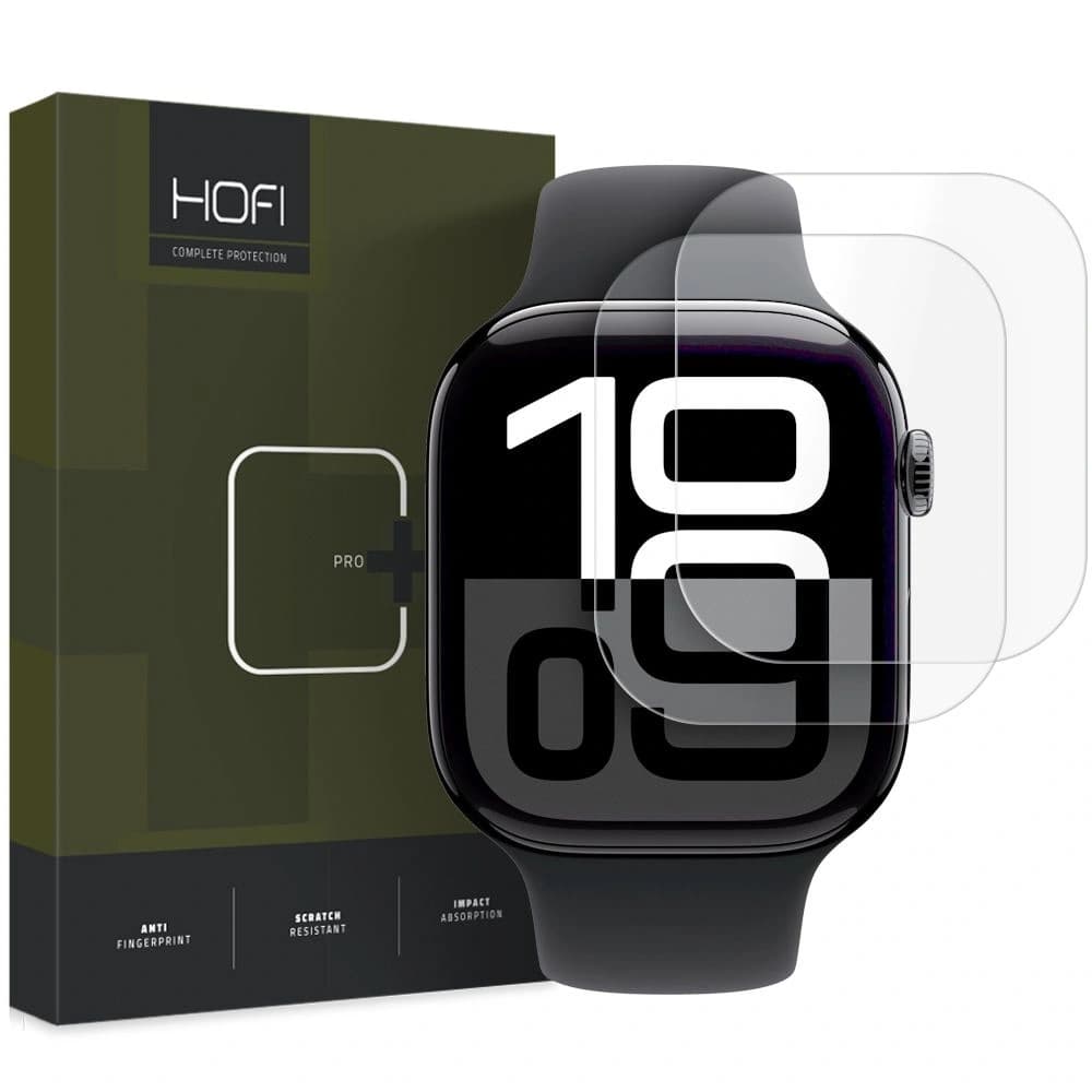 Hofi Hydroflex Pro+ Apple Watch 10 / 11 46mm Clear [2 PACK] - 1