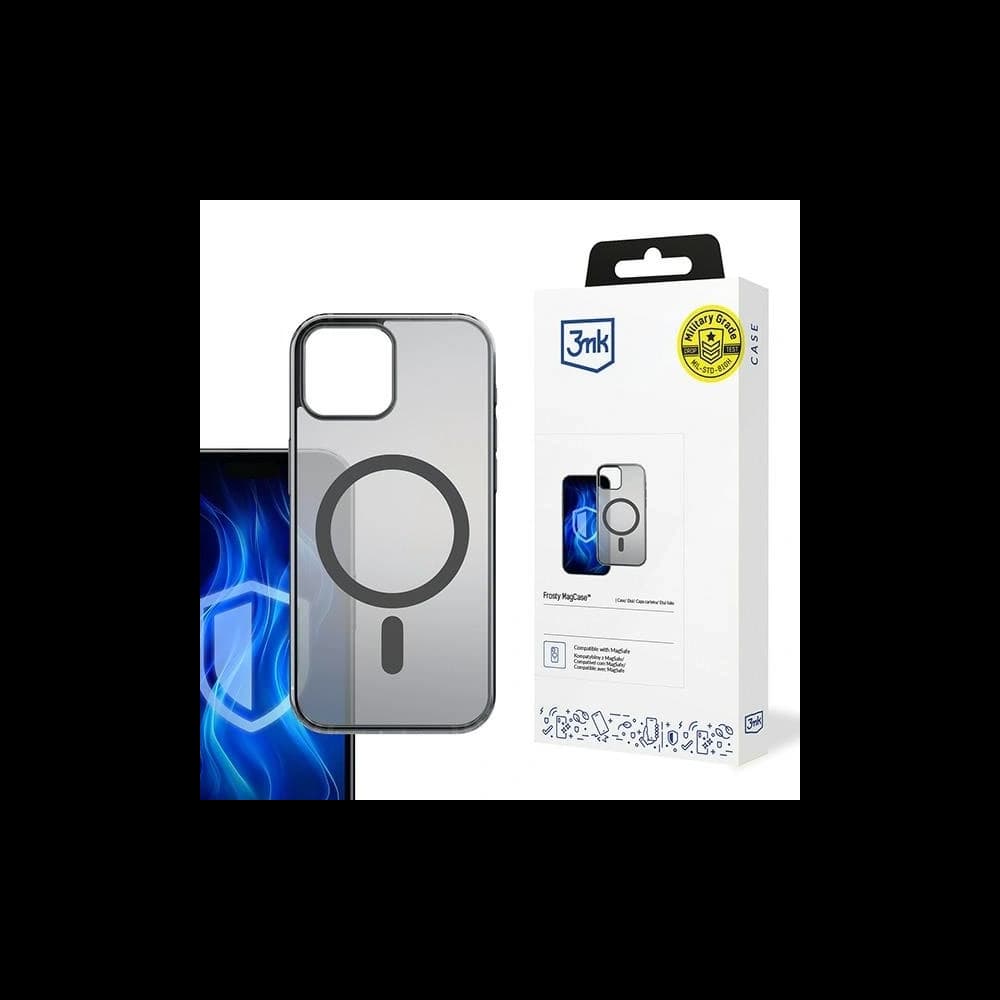 3MK Frosty MagCase Apple iPhone 12 Pro Max schwarz - 1