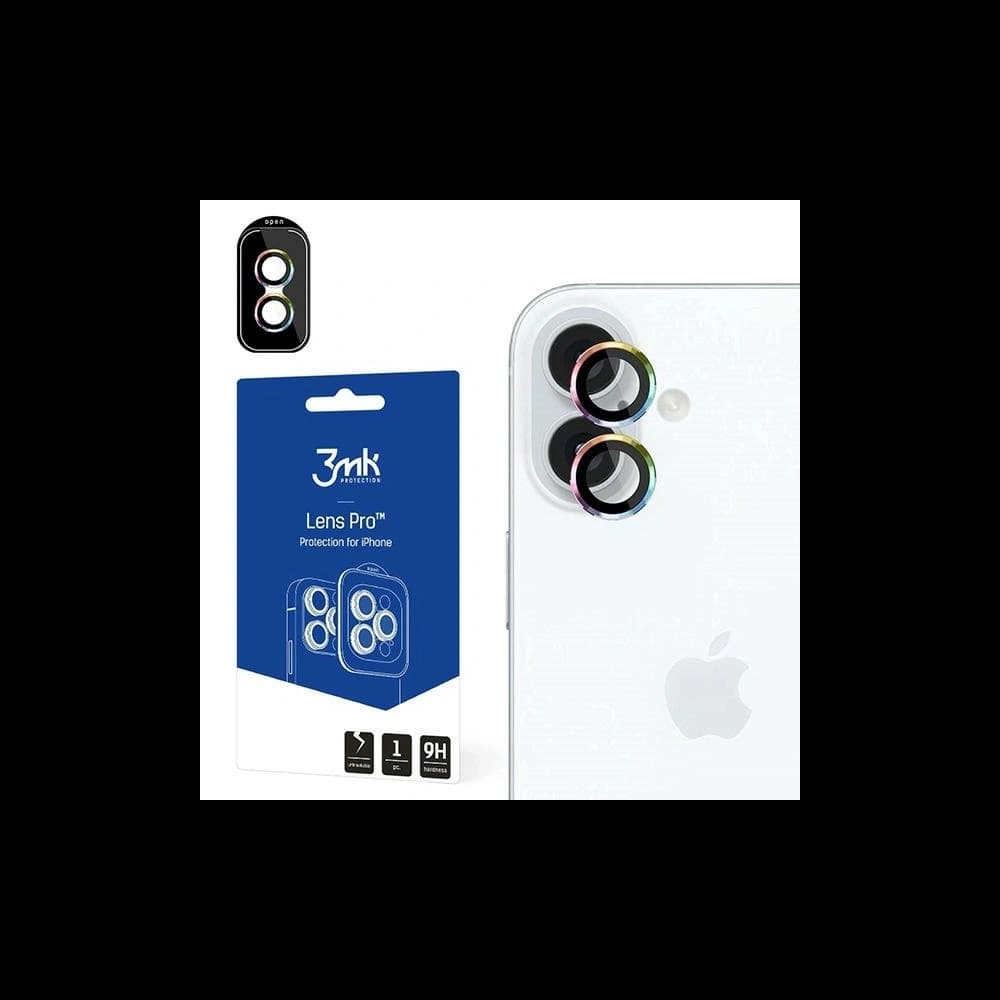3MK Lens Protection Pro Apple iPhone 16 / 16 Plus Rainbow - 1