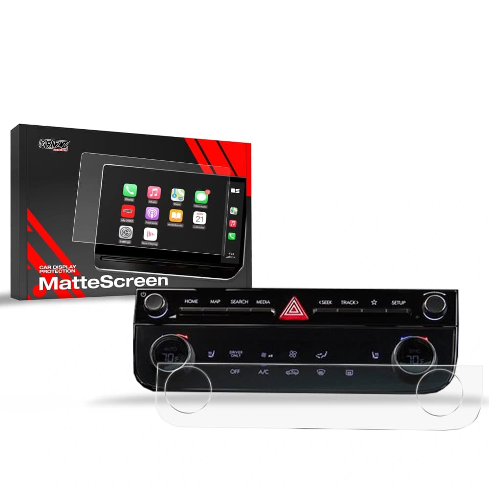 Matte GrizzGlass CarDisplay Protection Hyundai Tucson AC Panel (2024-2025) - 1