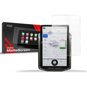 Matte GrizzGlass CarDisplay Protection Ford F150 Lightning 15,5" 2022-2025