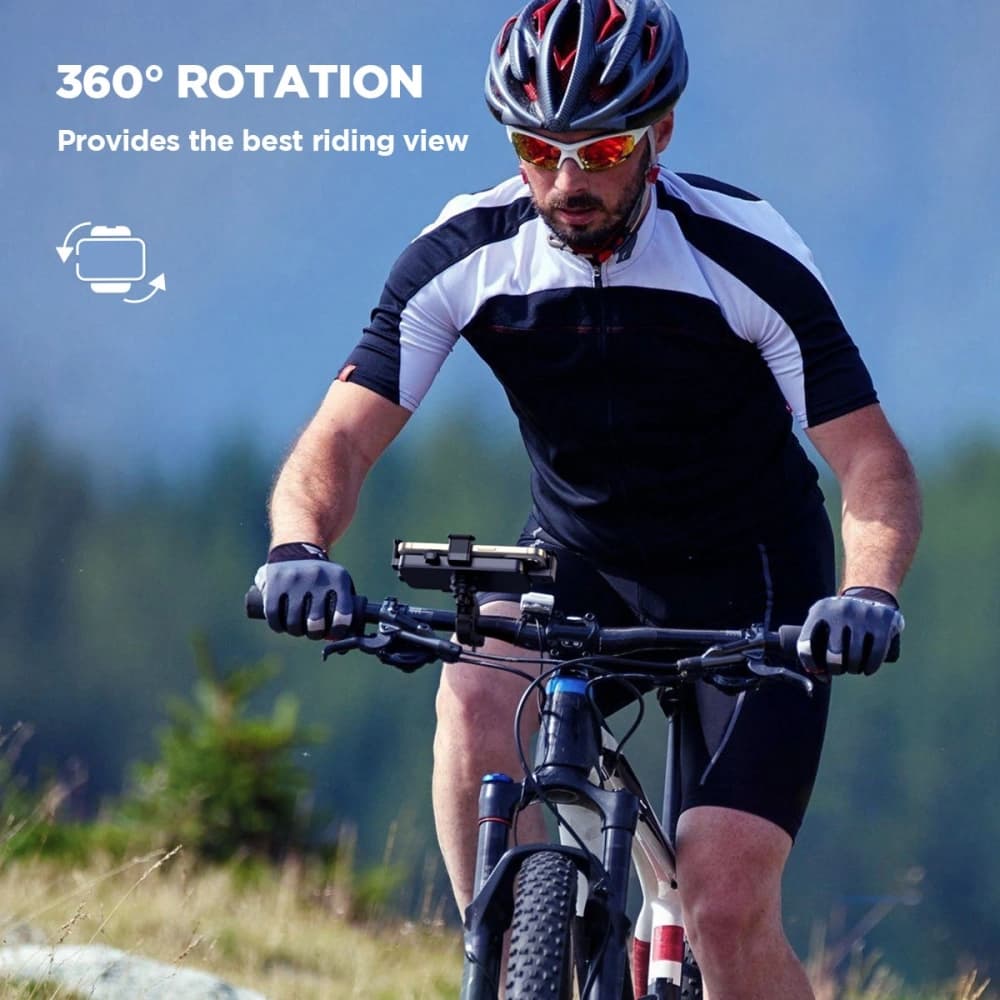 Uchwyt na rower Joyroom JR-OK7 4.7" - 6.8" czarny - 9