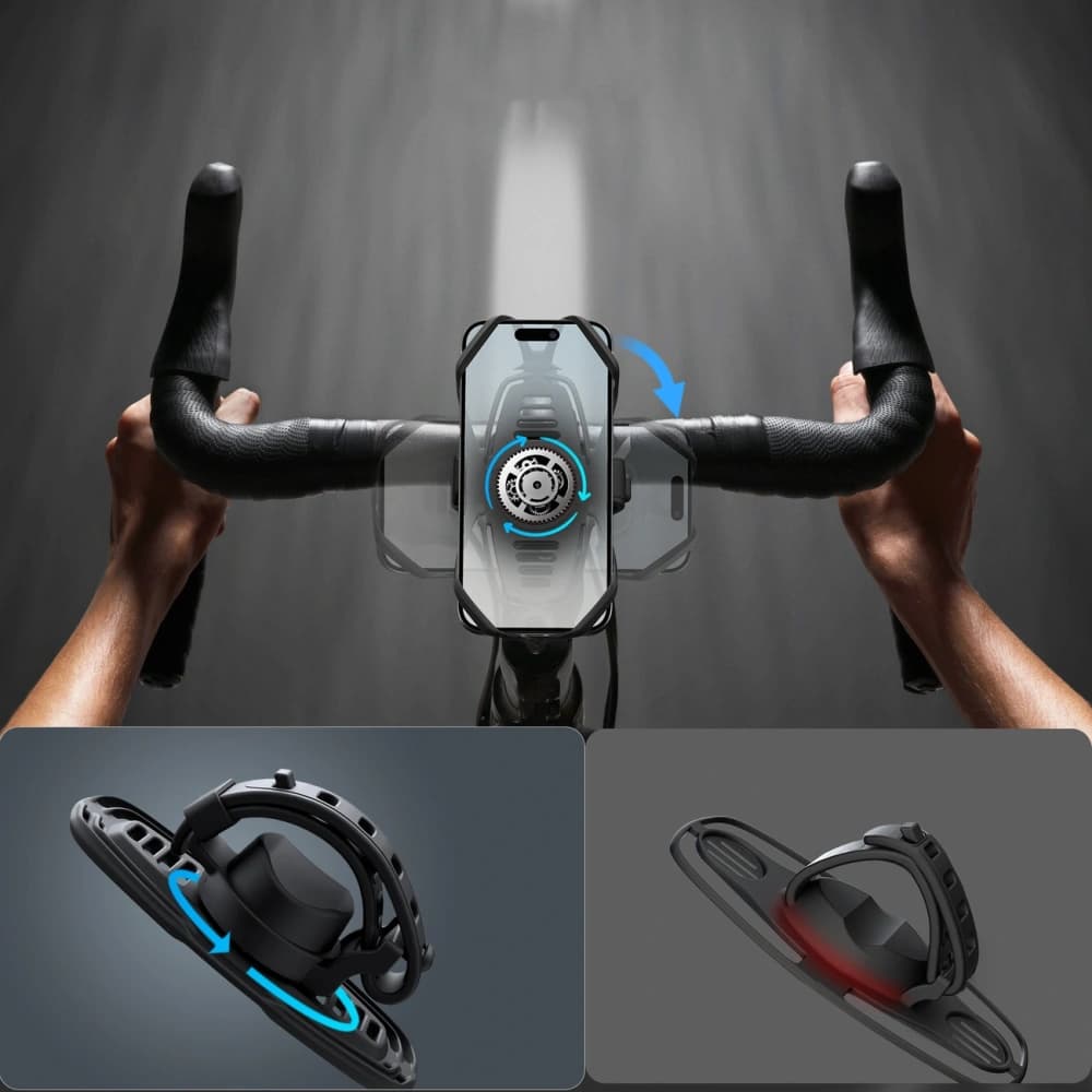 Joyroom JR-ZS382 Fahrradträger 4" - 7" schwarz - 7