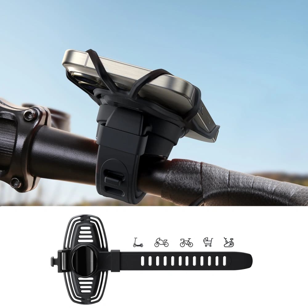 Joyroom JR-ZS382 Fahrradträger 4" - 7" schwarz - 9