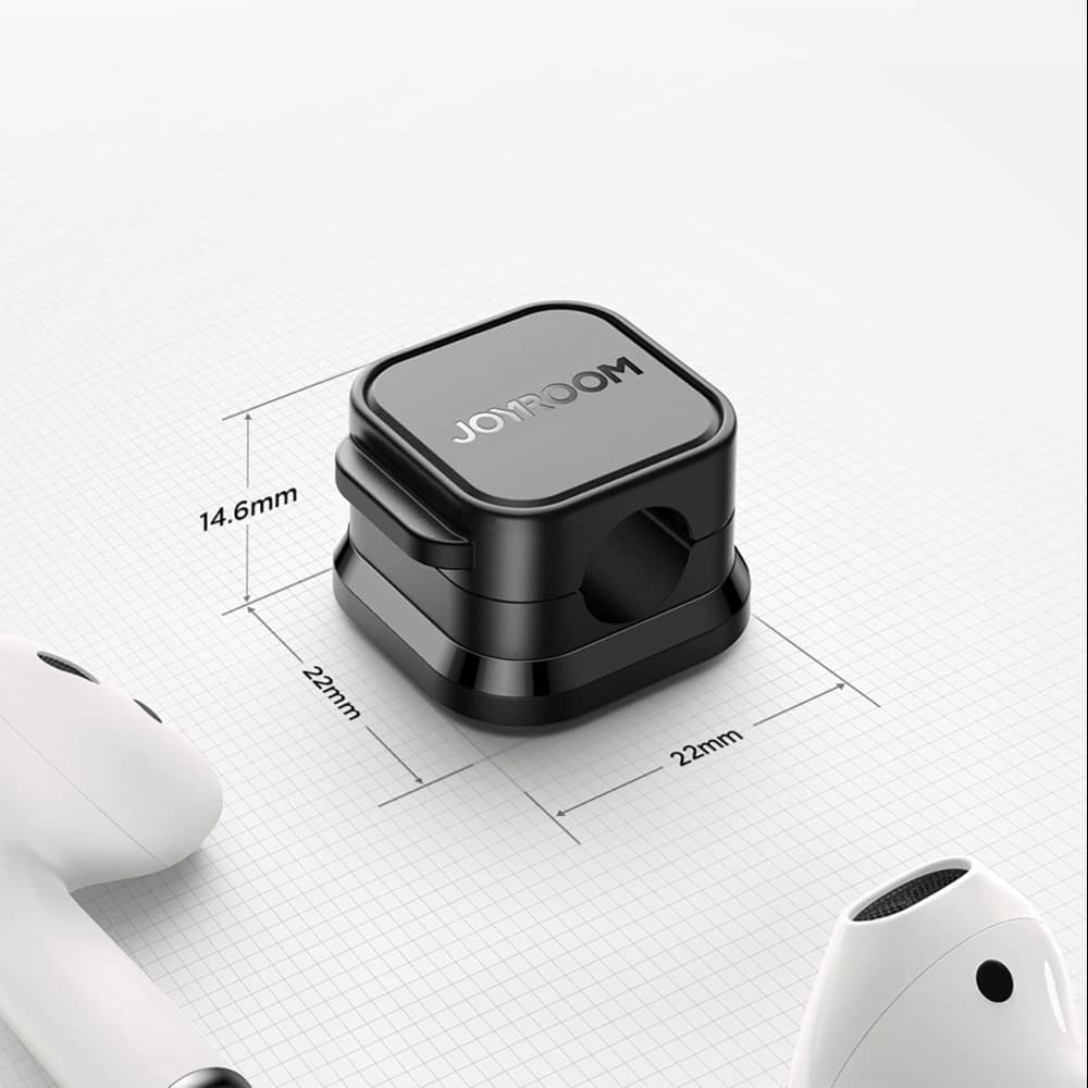 Joyroom Kabelorganisator JR-ZS368 magnetisch schwarz (6 Stück) - 11