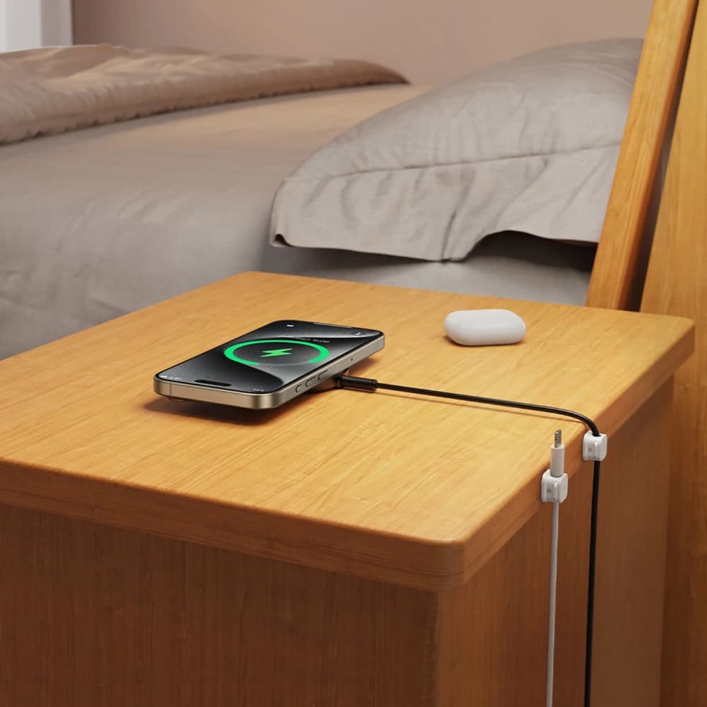 Joyroom Kabelorganisator JR-ZS368 magnetisch weiß (6 Stück) - 11