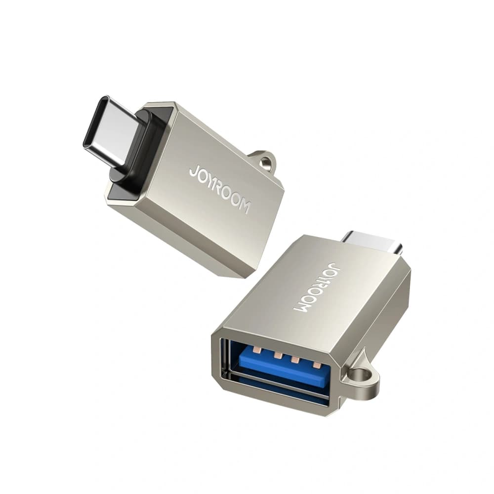 Joyroom S-H151 Adapter USB-C (männlich) / USB-A (weiblich) silber - 1