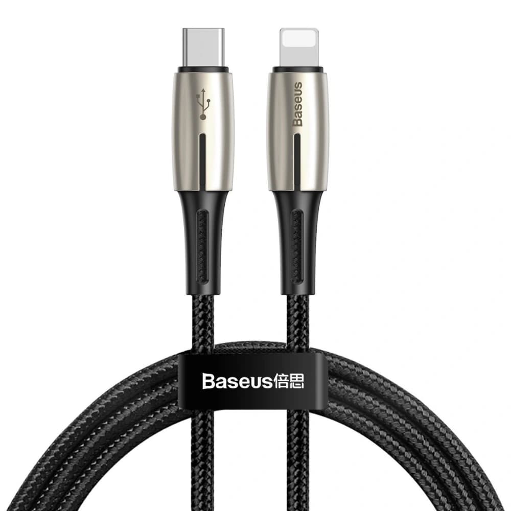 Baseus Waterdrop Cable Type-C to iP PD 18W 1.3m Black - 1