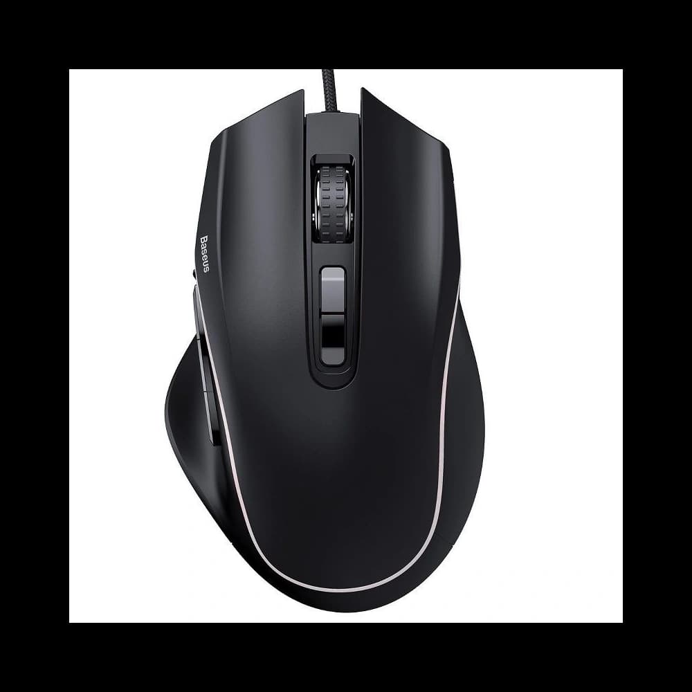 Baseus Gaming-Maus GAMO GM01, 9 programmierbare Tasten, 6400DPI (schwarz) - 2