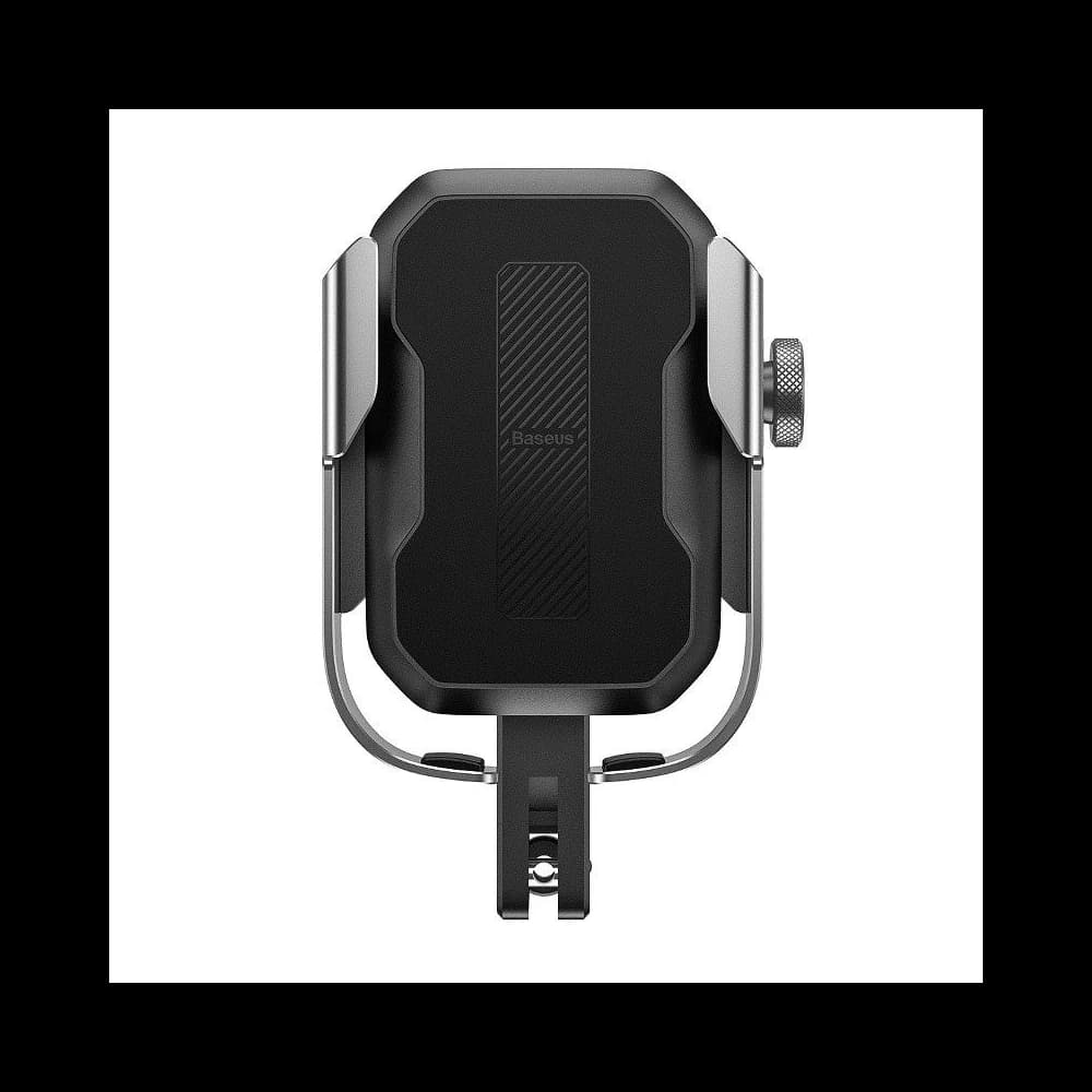 Baseus Telefonhalter Armor für Motorrad / Fahrrad / Roller / Scooter (silber) - 1