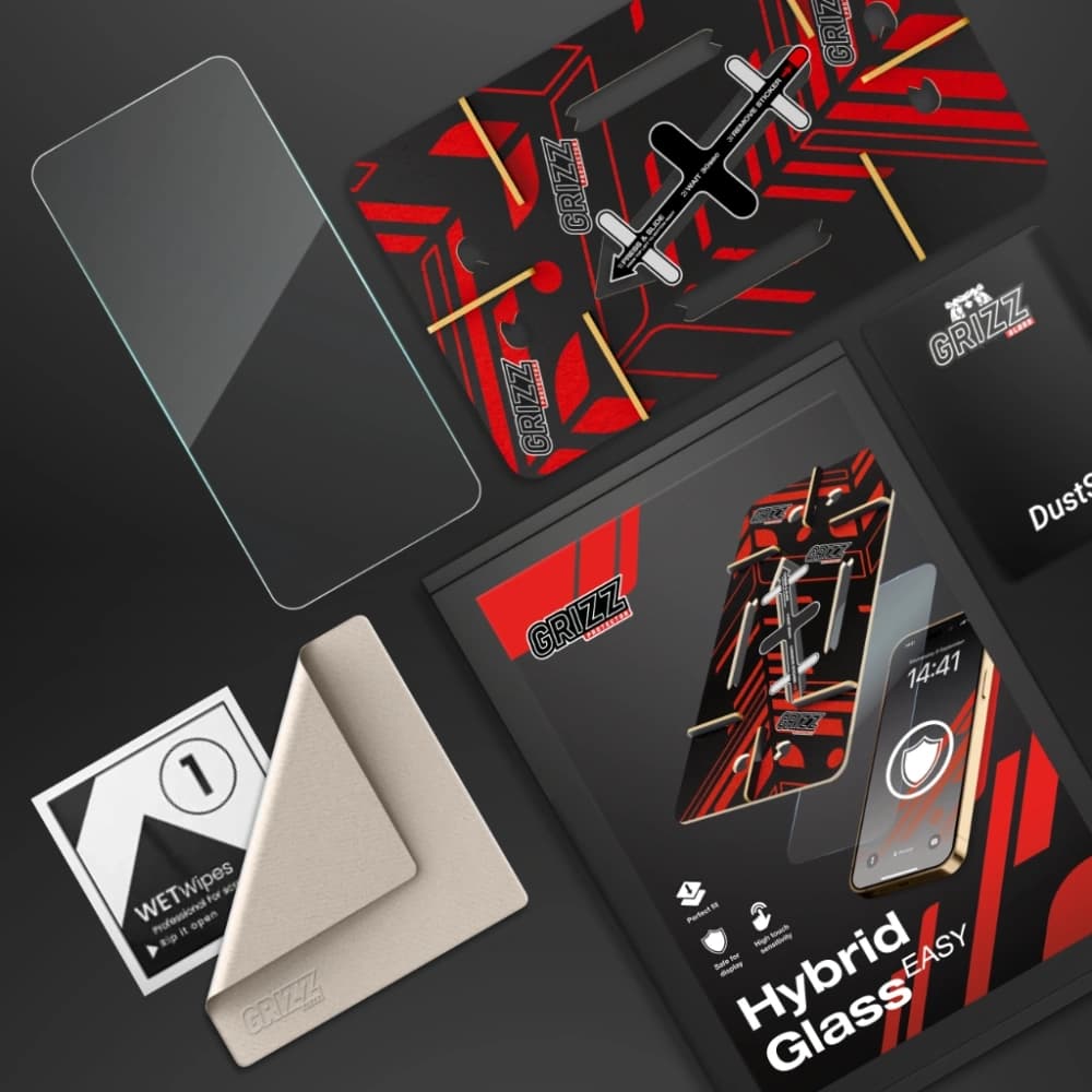 GrizzGlass HybridGlass Einfach Apple iPhone 16 - 10