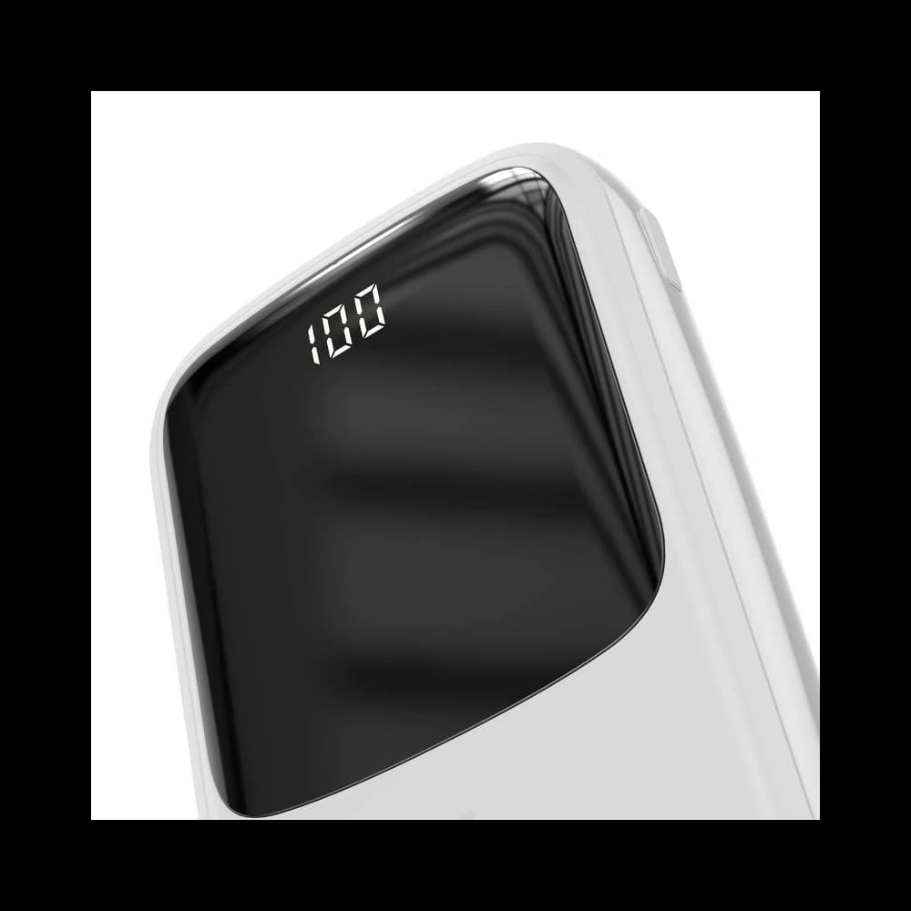Baseus Powerbank Qpow mit Lightning-Kabel, 10000mAh, 3A, 15W (weiß) - 5